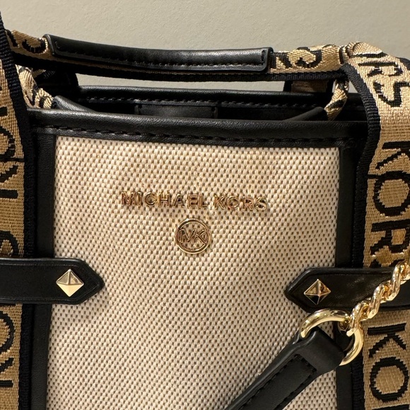 Michael Kors Small Canvas Tote Bag - Picture 3 of 14